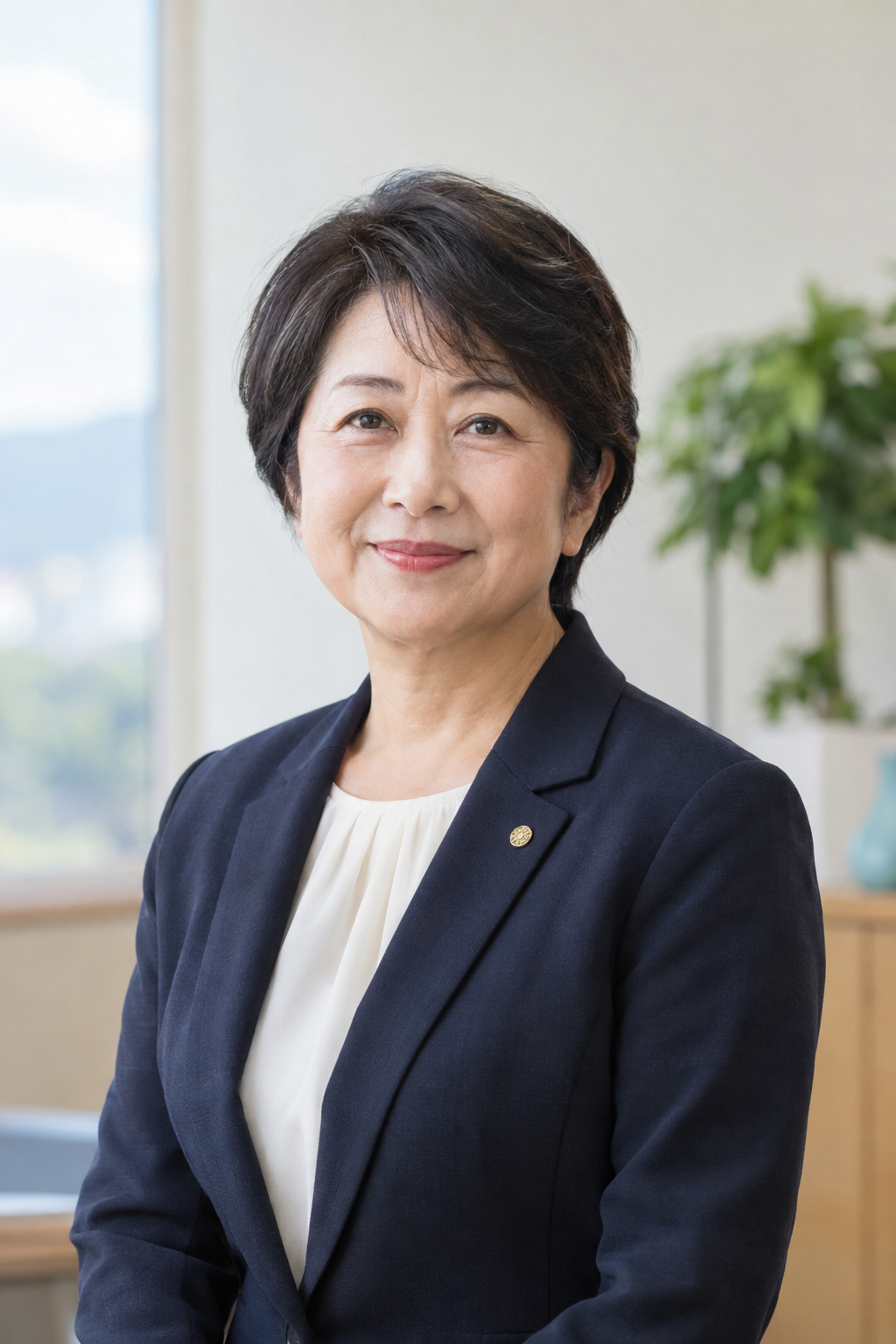 久世野市長 高瀬真理子の公式プロフィール写真